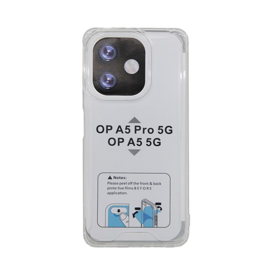 Capa Duro de Silicone para Oppo A5 Pro Transparente